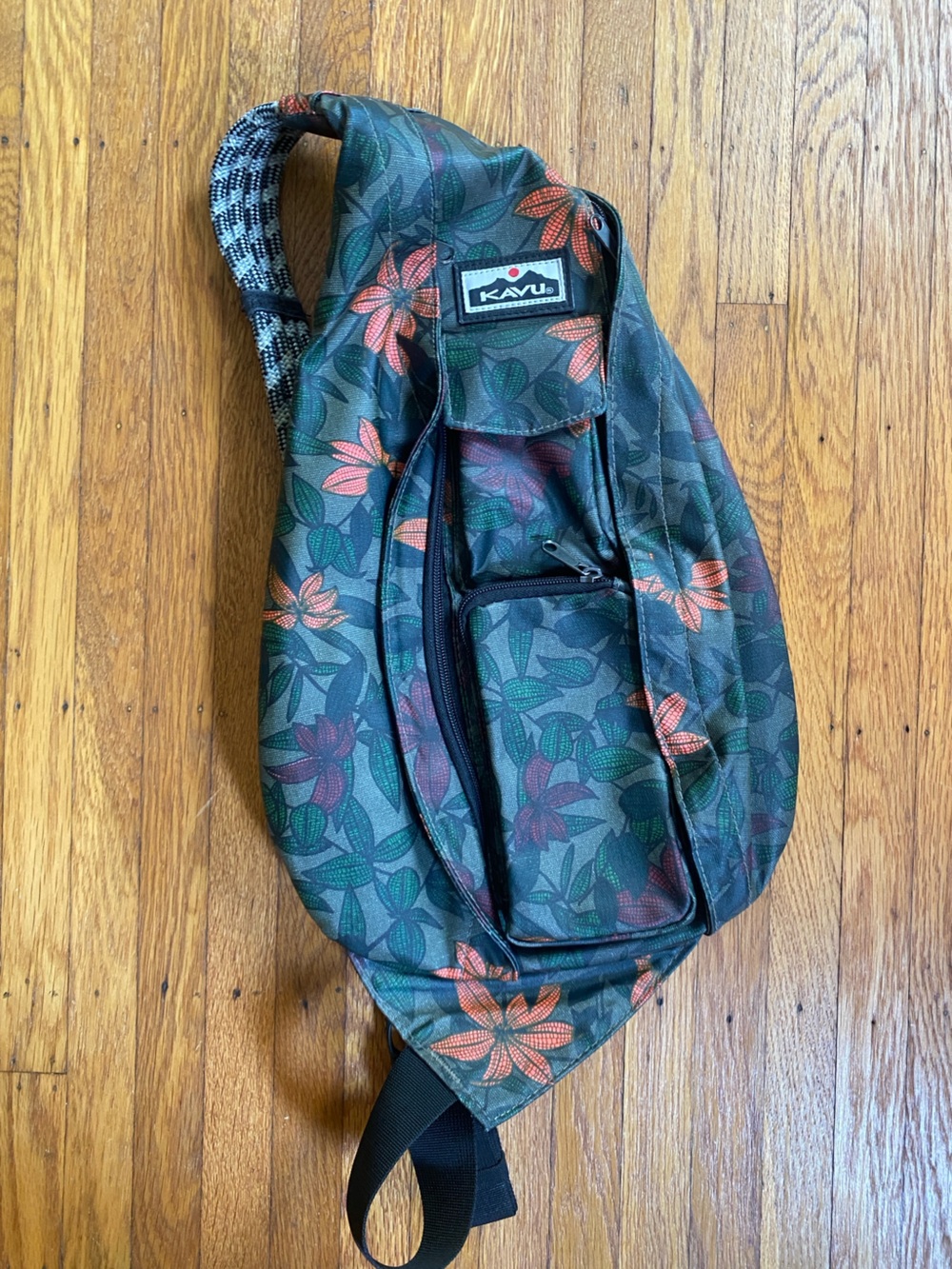 Kavu Water Resistant Tropical Floral Sling Pack